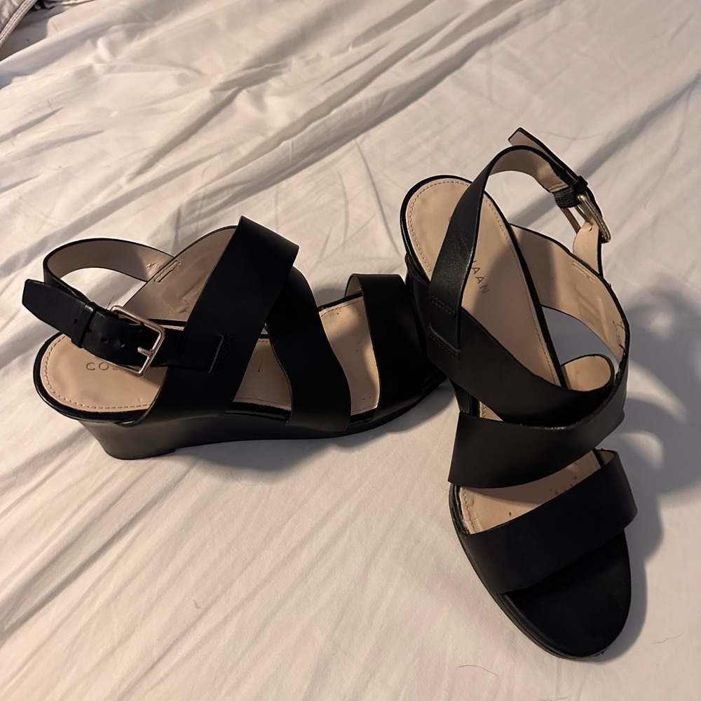 Cole Haan Black Wedges